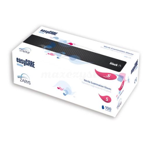 Zarys Rękawice diagnostyczne nitrylowe easyCARE nitrile BLACK