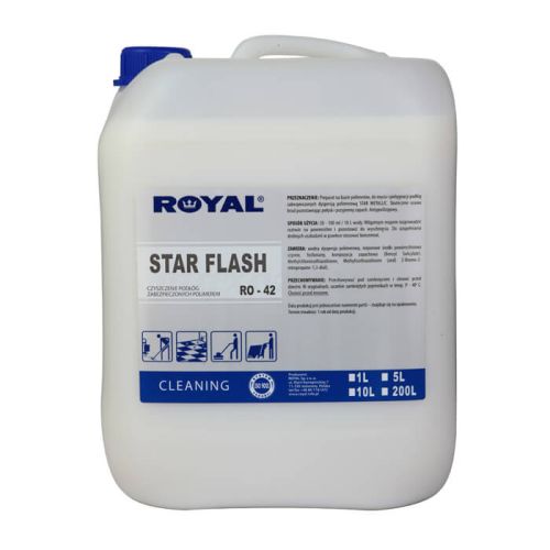 Royal RO-42 Star Flash 5L Preparat na bazie polimerów do mycia i pielęgnacji podłóg